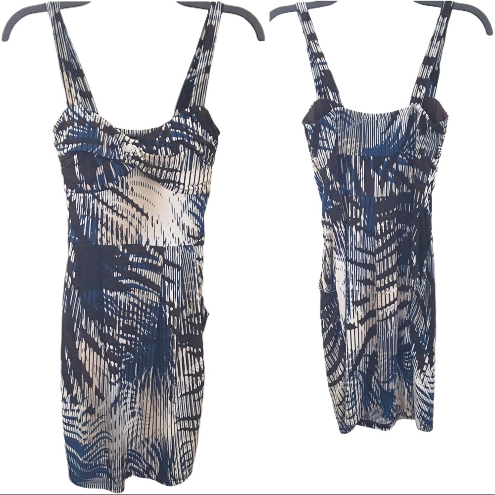 Bison Bisou Padded Bust Tank Dress w/ pockets Sz 4